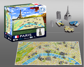 Mini puzzle 4D Cityscape Paris